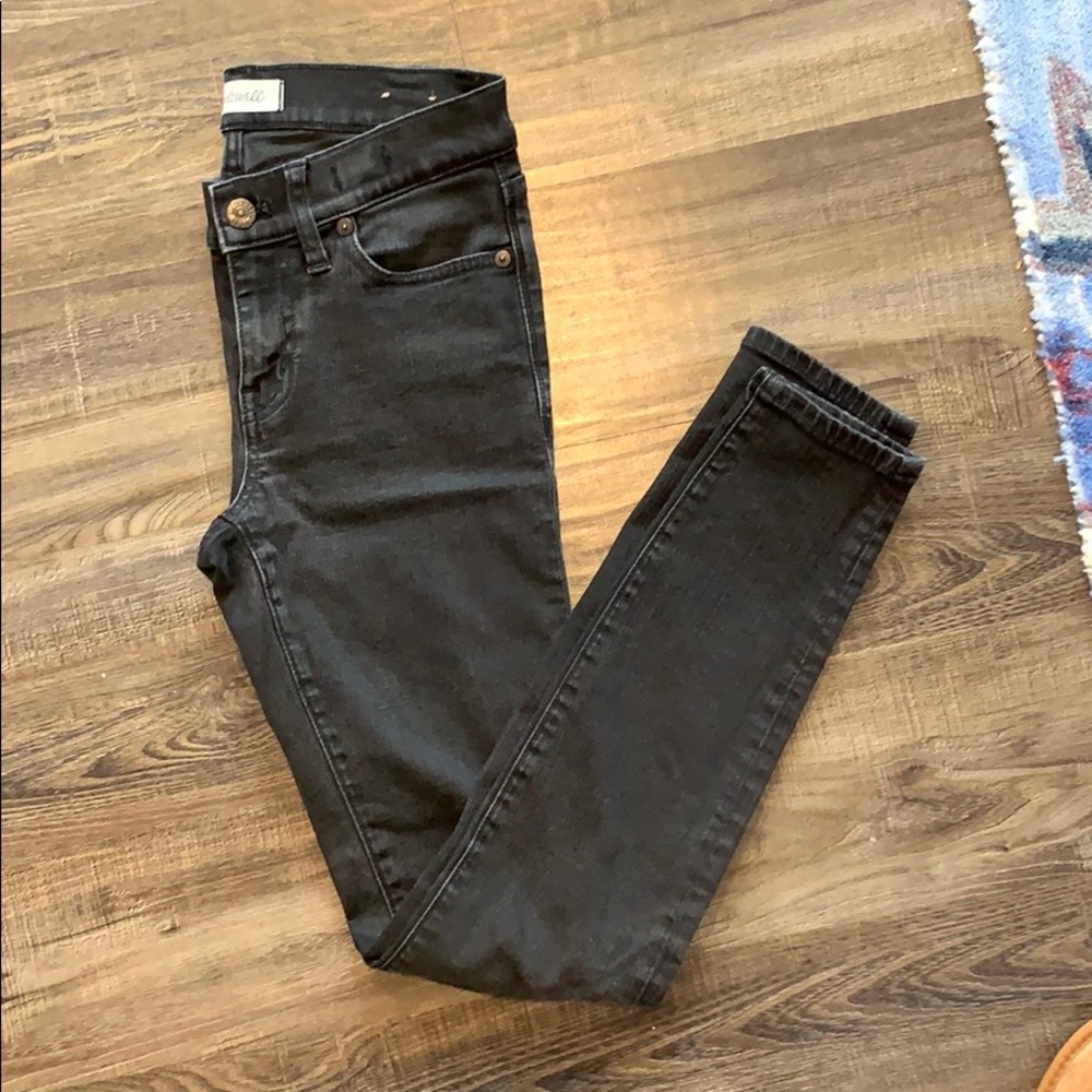 Madewell Skinny Jean in washed black